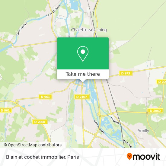 Mapa Blain et cochet immobilier