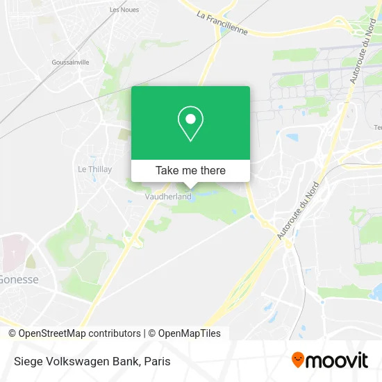 Siege Volkswagen Bank map
