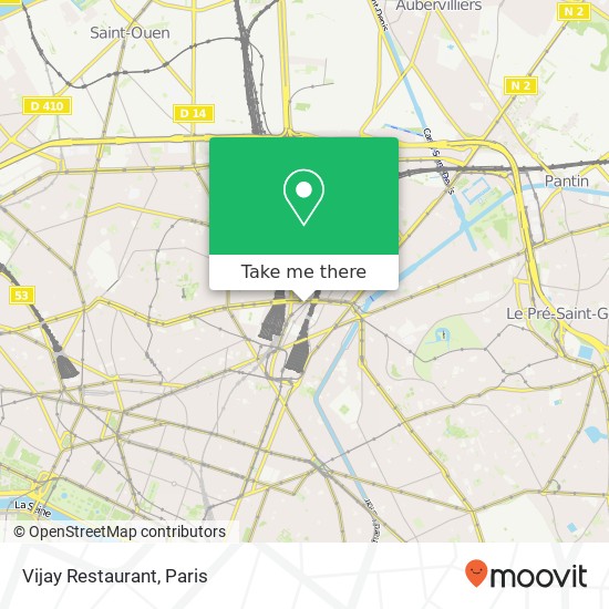 Vijay Restaurant map