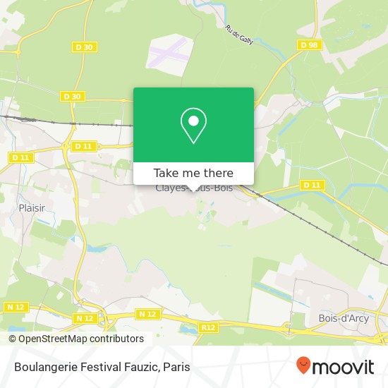 Mapa Boulangerie Festival Fauzic