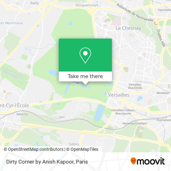 Mapa Dirty Corner by Anish Kapoor