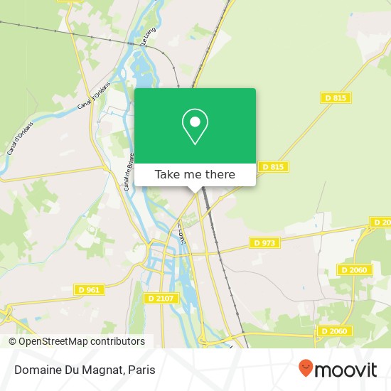 Mapa Domaine Du Magnat