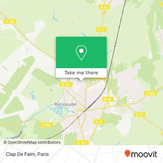 Clap De Faim map