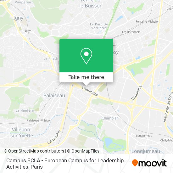 Mapa Campus ECLA - European Campus for Leadership Activities
