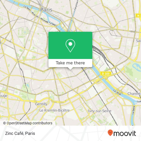 Zinc Café map