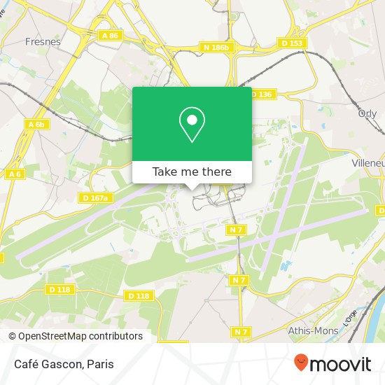 Café Gascon map