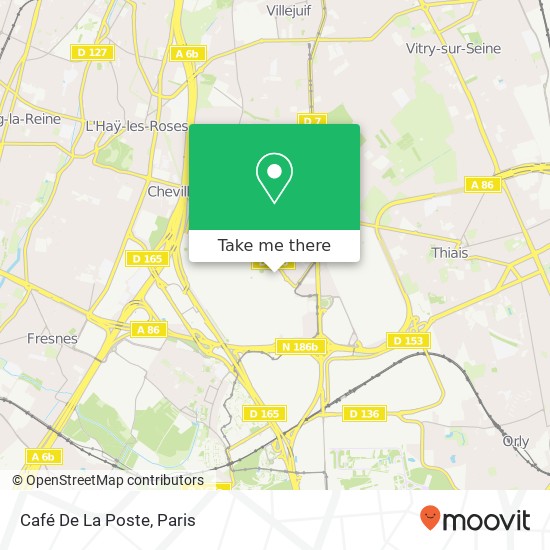 Mapa Café De La Poste