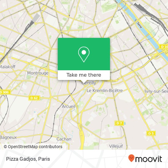 Pizza Gadjos map