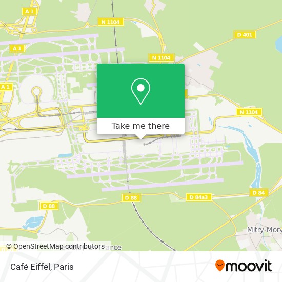 Mapa Café Eiffel