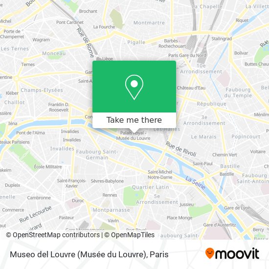 Museo del Louvre (Musée du Louvre) map