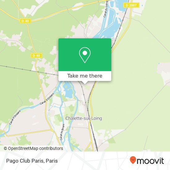 Pago Club Paris map