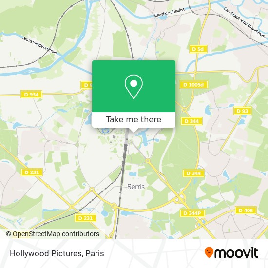 Mapa Hollywood Pictures