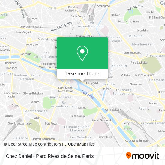 Chez Daniel - Parc Rives de Seine map