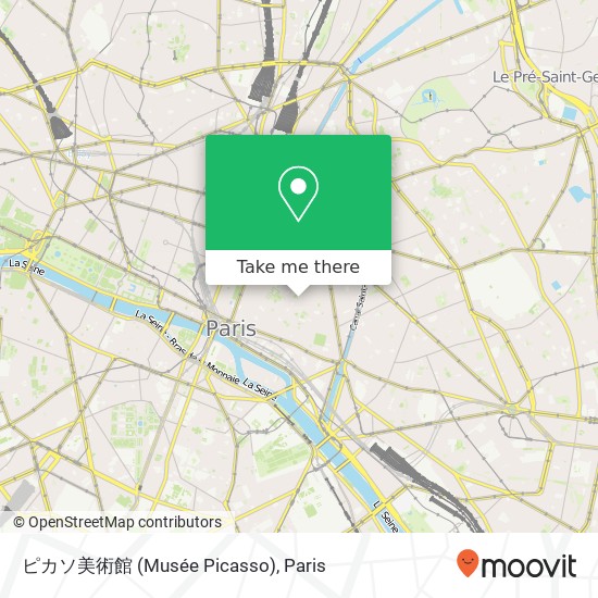 ピカソ美術館 (Musée Picasso) map