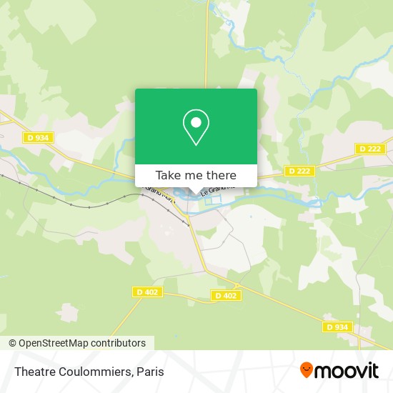 Mapa Theatre Coulommiers
