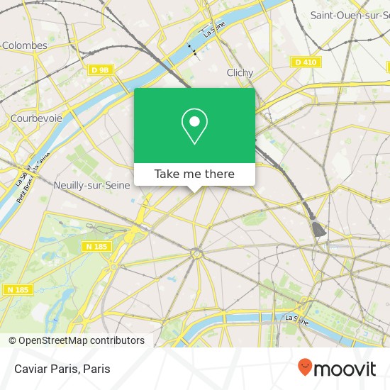 Mapa Caviar Paris