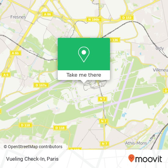 Mapa Vueling Check-In