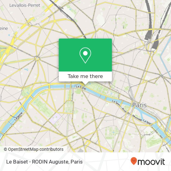 Mapa Le Baiset - RODIN Auguste