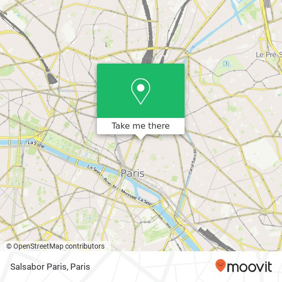 Mapa Salsabor Paris