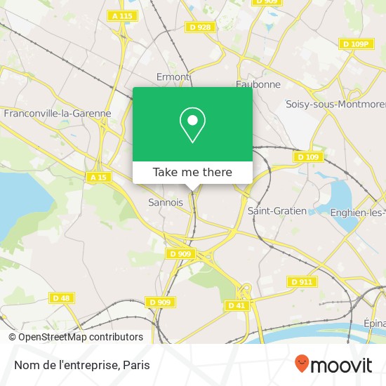 Nom de l'entreprise map