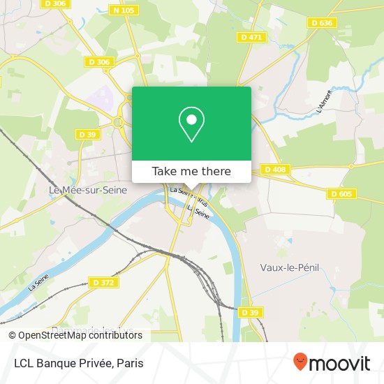LCL Banque Privée map
