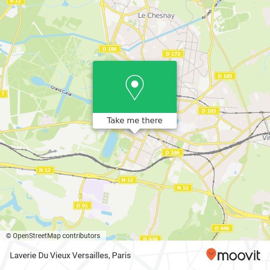 Mapa Laverie Du Vieux Versailles