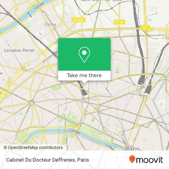 Cabinet Du Docteur Deffrenes map