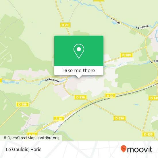 Le Gaulois map
