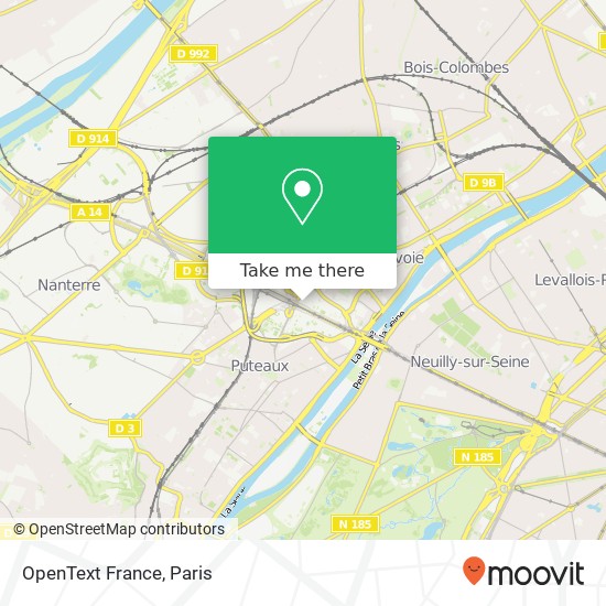 Mapa OpenText France