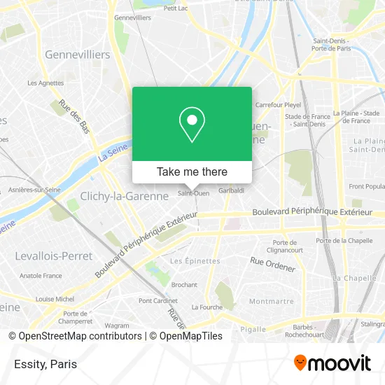 Essity map