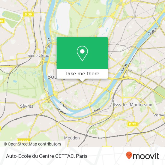 Auto-Ecole du Centre CETTAC map