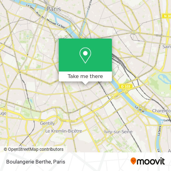 Boulangerie Berthe map