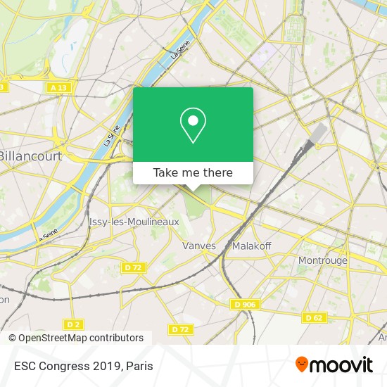 ESC Congress 2019 map