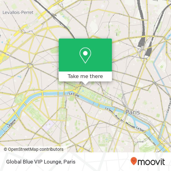 Global Blue VIP Lounge map