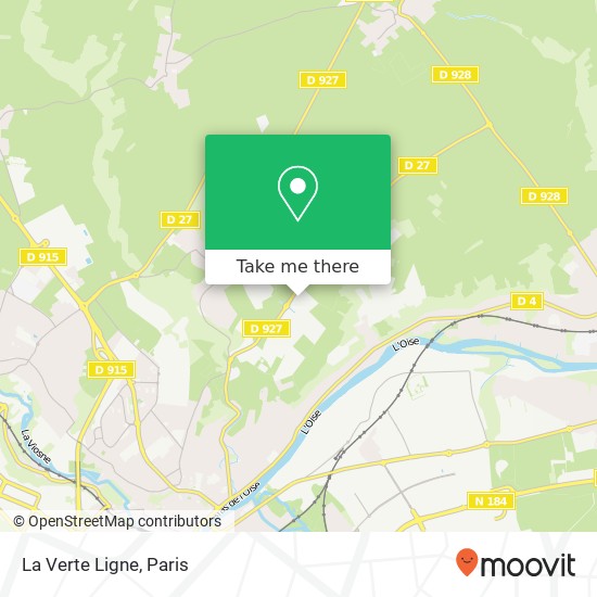 La Verte Ligne map