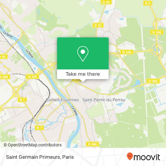 Saint Germain Primeurs map