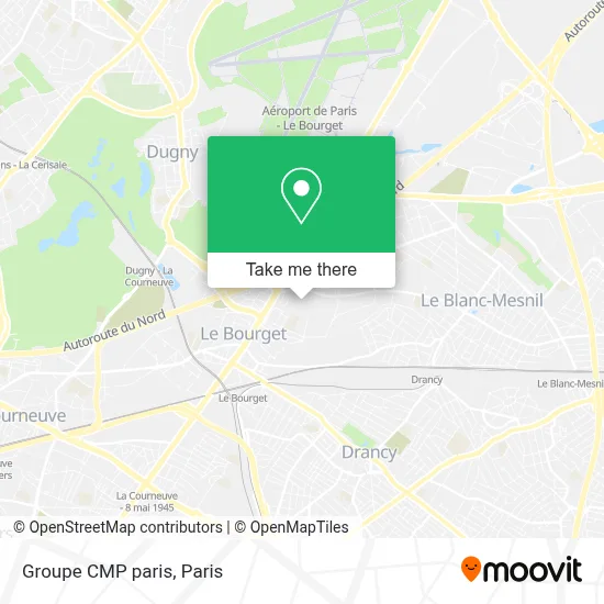 Groupe CMP paris map