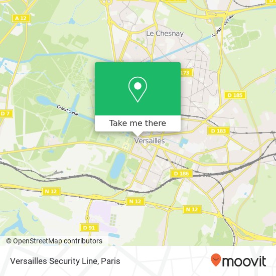 Mapa Versailles Security Line