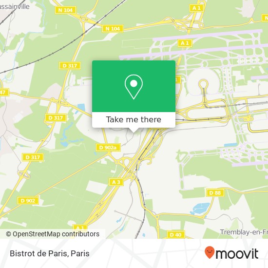 Mapa Bistrot de Paris