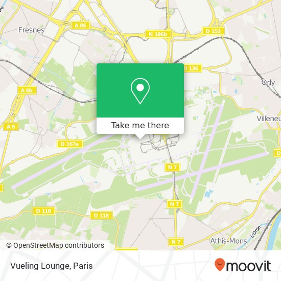 Mapa Vueling Lounge