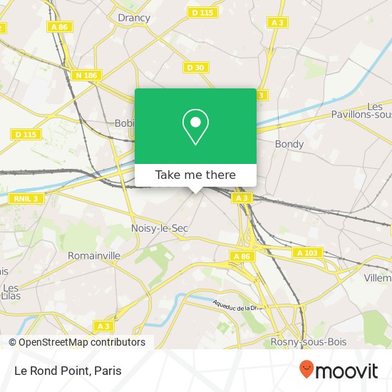 Le Rond Point map