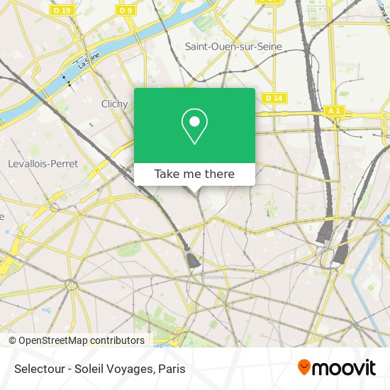 Mapa Selectour - Soleil Voyages