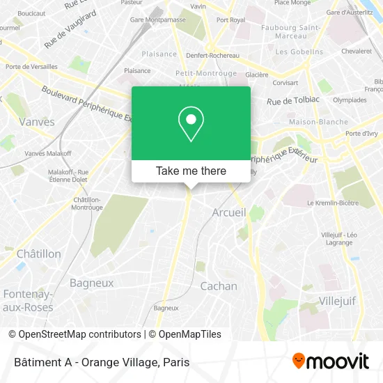 Bâtiment A - Orange Village map