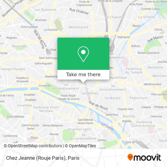 Chez Jeanne (Rouje Paris) map