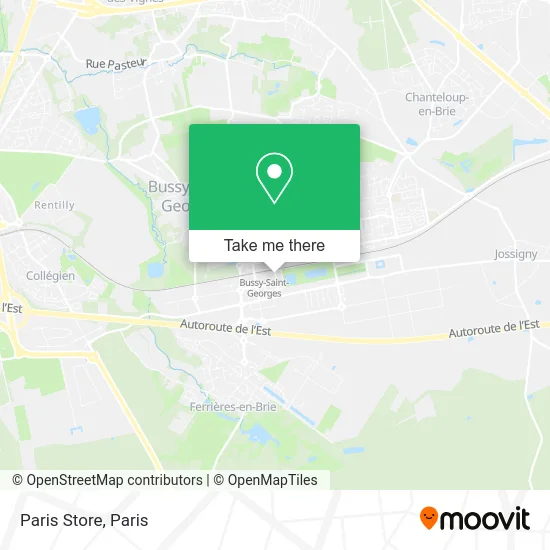 Paris Store map