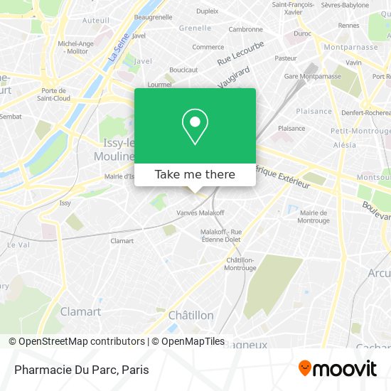 Pharmacie Du Parc map