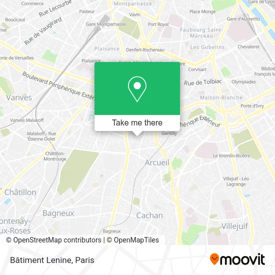 Bâtiment Lenine map