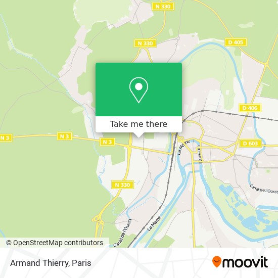 Armand Thierry map