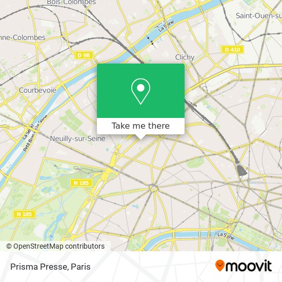 Prisma Presse map