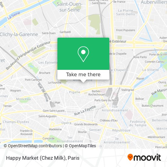 Happy Market (Chez Milk) map